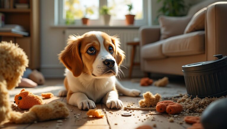 découvrez pourquoi votre chien détruit tout en votre absence, les causes possibles de ce comportement et des conseils pratiques pour l’aider à rester serein lorsque vous n’êtes pas à la maison.